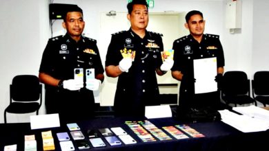 Photo of 警捣放贷集团捕2男 起逾60银行卡6千现金