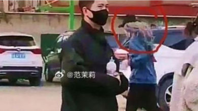 Photo of 中国大学“男扮女装”代考被抓 监考老师怒斥：拿下假发
