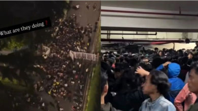 Photo of 从商场内到外部 数百人清晨排队抢购Labubu玩偶