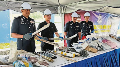 Photo of 依斯干达公主城警区总部 销毁28万元充公物