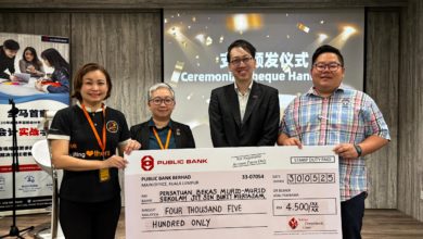 Photo of 楷立联办E-INVOICE慈善讲座 为日新国中筹获4500元