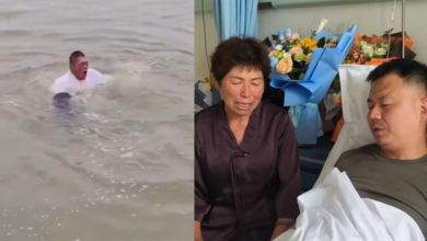 Photo of “挺身而出是本能反应” 河南军人跳水救5人不支昏迷