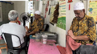 Photo of 失明人生不黑暗 老翁摆摊帮人按摩自力更生