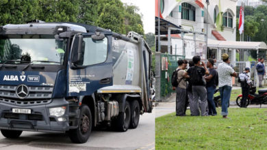 Photo of 摩多与垃圾车碰撞 30岁男骑士卷车底碾头亡