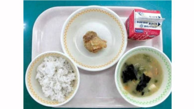 Photo of 物价飞涨！日小學營養午餐 主菜只有一块鸡肉