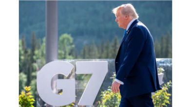 Photo of 没法聊？特朗普提前离开G7峰会 各国盼降关税落空
