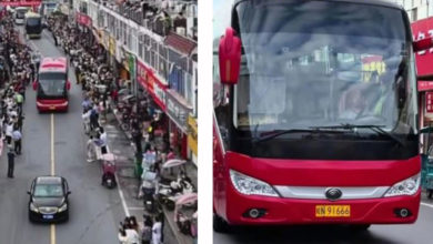 Photo of 送中国高考专车司机  挑姓马属马“象征马到成功”