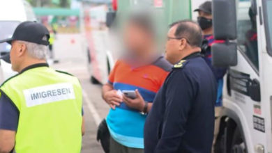 Photo of 取缔违规驾驶者 柔陆交局开5744罚单