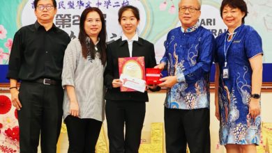 Photo of 【吉华中学二校颁奖礼】全校唯一SPM全A生 林偌骞获董事长金牌奖