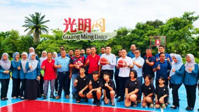 Photo of 【华都休闲公园篮球场开幕】方美铼:依新屋业发展规格 休闲地段须建球场