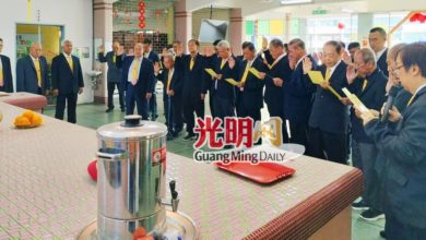 Photo of 【北海紫威阁理事就职礼】曾文忠：德教会超越政治 弘扬德教推展慈善