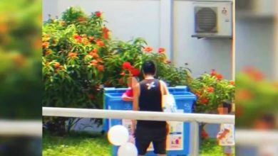 Photo of 疑放孩子进回收桶罚站 狮城男子“教儿”视频掀议