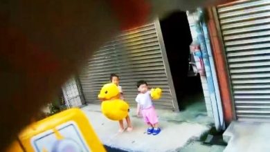 Photo of 【视频】垃圾车的魔力！萌娃拿同款黄鸭恭候