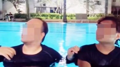 Photo of 【视频】被斥穿球衣不是泳衣 2男称保安认可才下水
