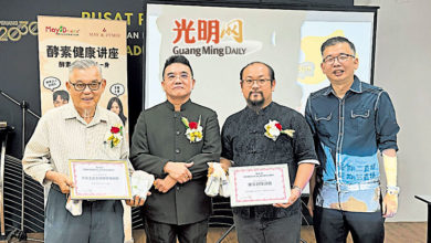 Photo of 林升禾主讲无四高要诀 育慧社健康讲座反应佳