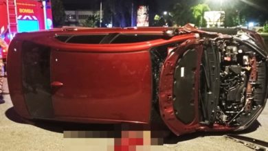 Photo of MADANI车牌BEZZA凌晨翻车 华青夹毙