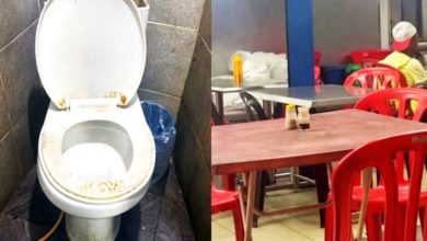 Photo of 投诉嘛嘛餐馆厕所脏遭无视 男子一句“我是DBKL的”员工慌忙动手