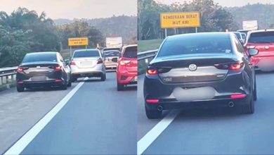 Photo of 视频〡滥用紧急道 狮城车插队被挡 网民：解气