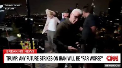 Photo of 空袭警报狂响!CNN主播在以色列连线“边播边逃”画面曝光