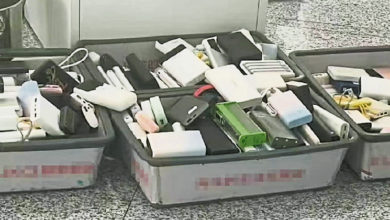 Photo of 禁带无3C标识充电宝上机 中机场称不包括相机电池