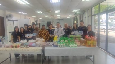 Photo of “爱地球”携手员工做环保 槟安医院爱心捐痉挛儿协会