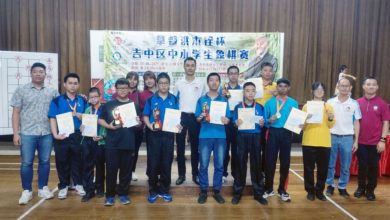 Photo of 兄弟3人参加象棋赛 弟包办双料冠军