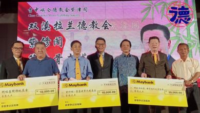 Photo of 李记汶展慈善精神 个人捐5万挺3非政府组织
