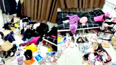 Photo of 视频〡衣服食物垃圾堆一起 漂亮女租客惹网诟病