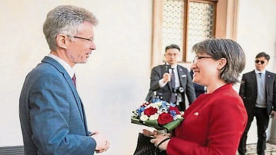 Photo of 萧美琴去年到访 捷克指中使馆企图破坏