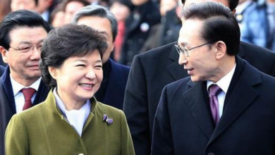Photo of 韩国大选倒数 前总统朴槿惠 李明博为金文洙助选
