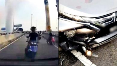 Photo of 视频〡单行道逆行撞车 骑士逃逸 惹众怒