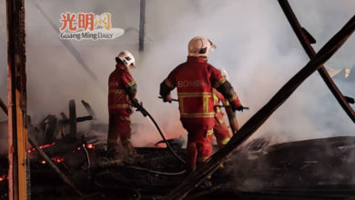 Photo of 北海新路2木屋凌晨大火 烧毁70%没伤亡