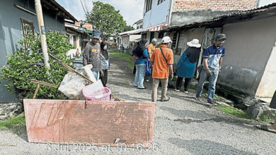 Photo of 甲市厅第6次空巷行动 违规住户限14天清理