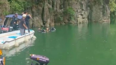 Photo of 奇迹生还! 男子潜水失踪5天 溶 洞中靠吃生鱼活命