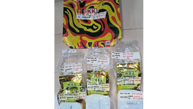 Photo of 船隻图峇株码头闯关 茶袋装10万毒品