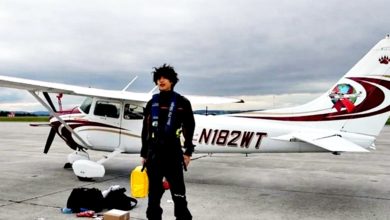 Photo of 19岁男生独驾飞机飞越七大洲 遇乱流降落南极遭拘留