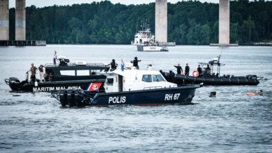 Photo of 警队直升机柔坠毁 5警全获救