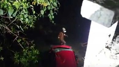 Photo of 冲出桥头坠河 车毁人亡