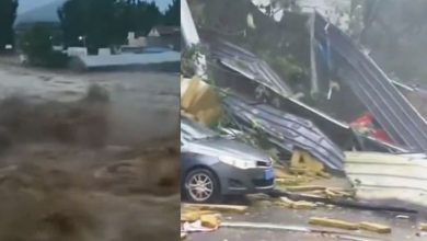 Photo of 济南大暴雨2死10失联 居民叹：人都站不稳