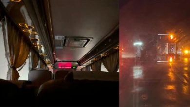 Photo of 搭长巴犹如坐“海盗船” 一路狂风暴雨逃生门还被吹开！