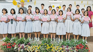 Photo of 6年获有温度助学金 宽中生矢他日为别人撑伞