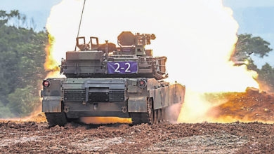 Photo of 台汉光演习 M1A2T战车开炮