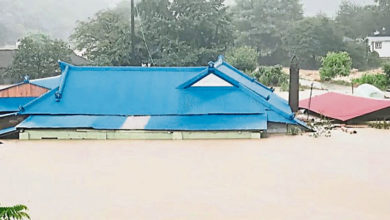 Photo of 200年一遇 韩中部暴雨至少一死