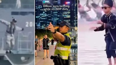 Photo of “刷气场”爆红网络 狮城海军和警察齐跳热舞