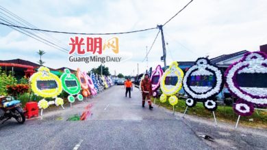 Photo of 6志消队消防车开道 数百村民送王瑞美