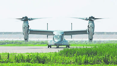 Photo of 日佐贺新基地启用 部署鱼鹰运输机应对华威胁