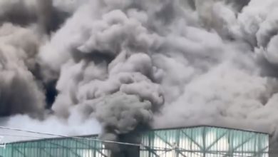 Photo of 惊传爆炸起火 柔府工业区浓烟冲天