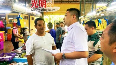 Photo of 摊位装铁架设水泥牆 金丝园巴刹业者接违建信