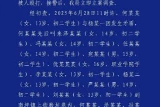 Photo of 13岁女生遭同学殴打拍摄 受害者送医 警立案调查