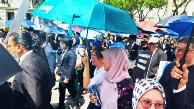 Photo of 【司法独立游行】现场唯一执政党领袖 努鲁依莎现身游行